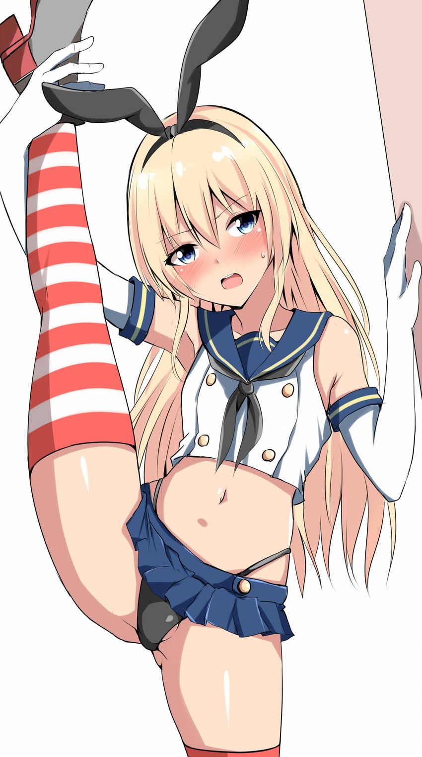 shimakaze and shimakaze-kun (kantai collection) drawn by baretto_(karasi07)