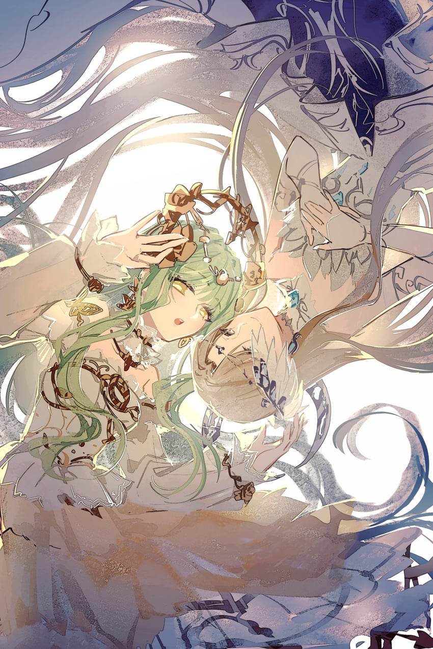 wishful aurosa and silvergale's aria (nikki and 1 more) drawn by cat_princess