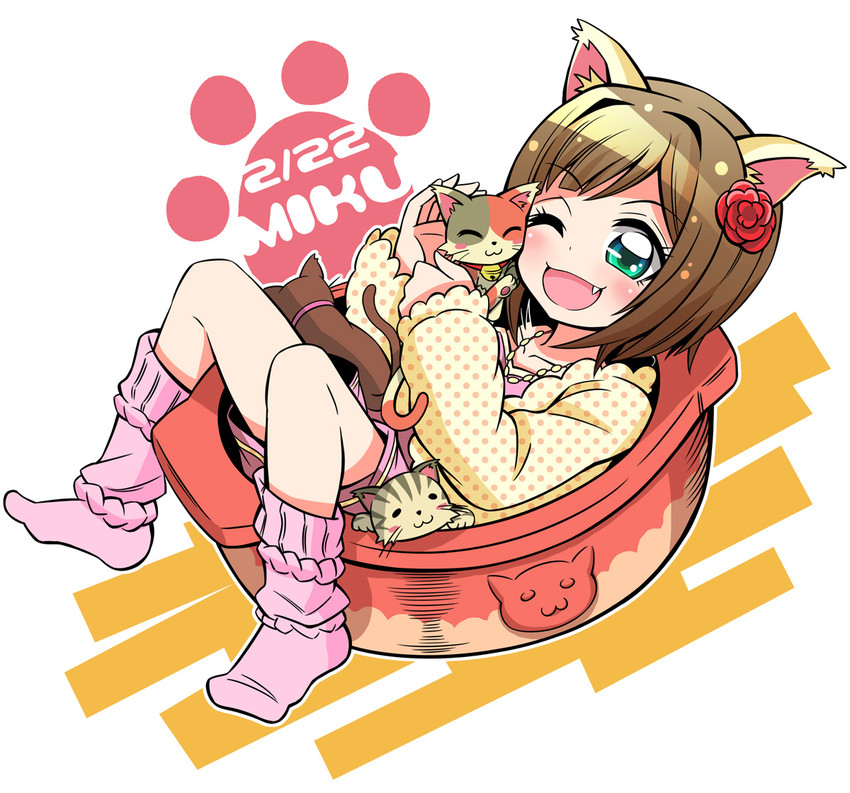 maekawa miku (idolmaster and 1 more) drawn by emu_(toran)