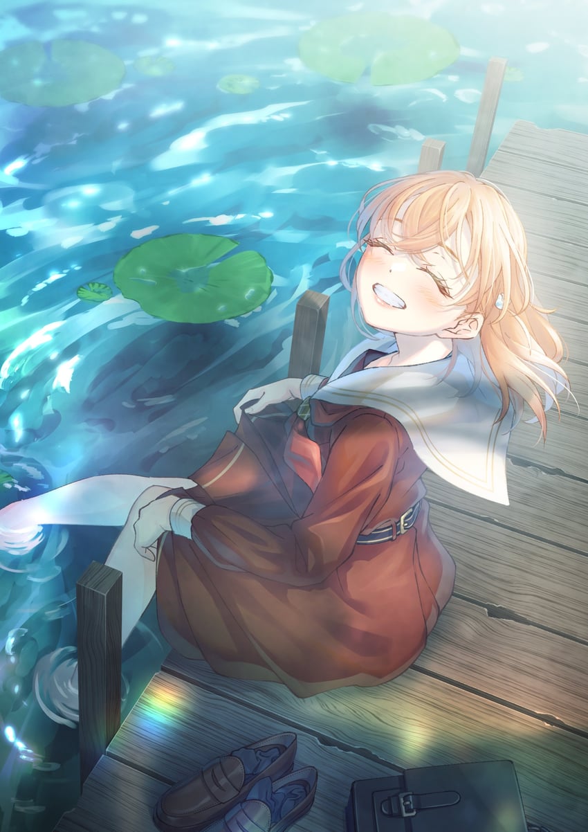 hinoshita kaho (love live! and 1 more) drawn by mikagami_suzuha