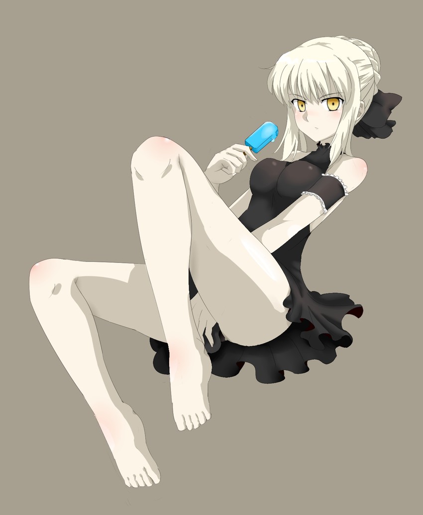 artoria pendragon and saber alter (fate and 2 more) drawn by mitsuami