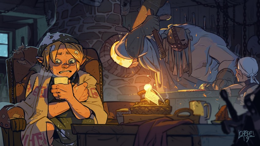 link, zubora, and gabora (the legend of zelda and 1 more) drawn by leo_cherel
