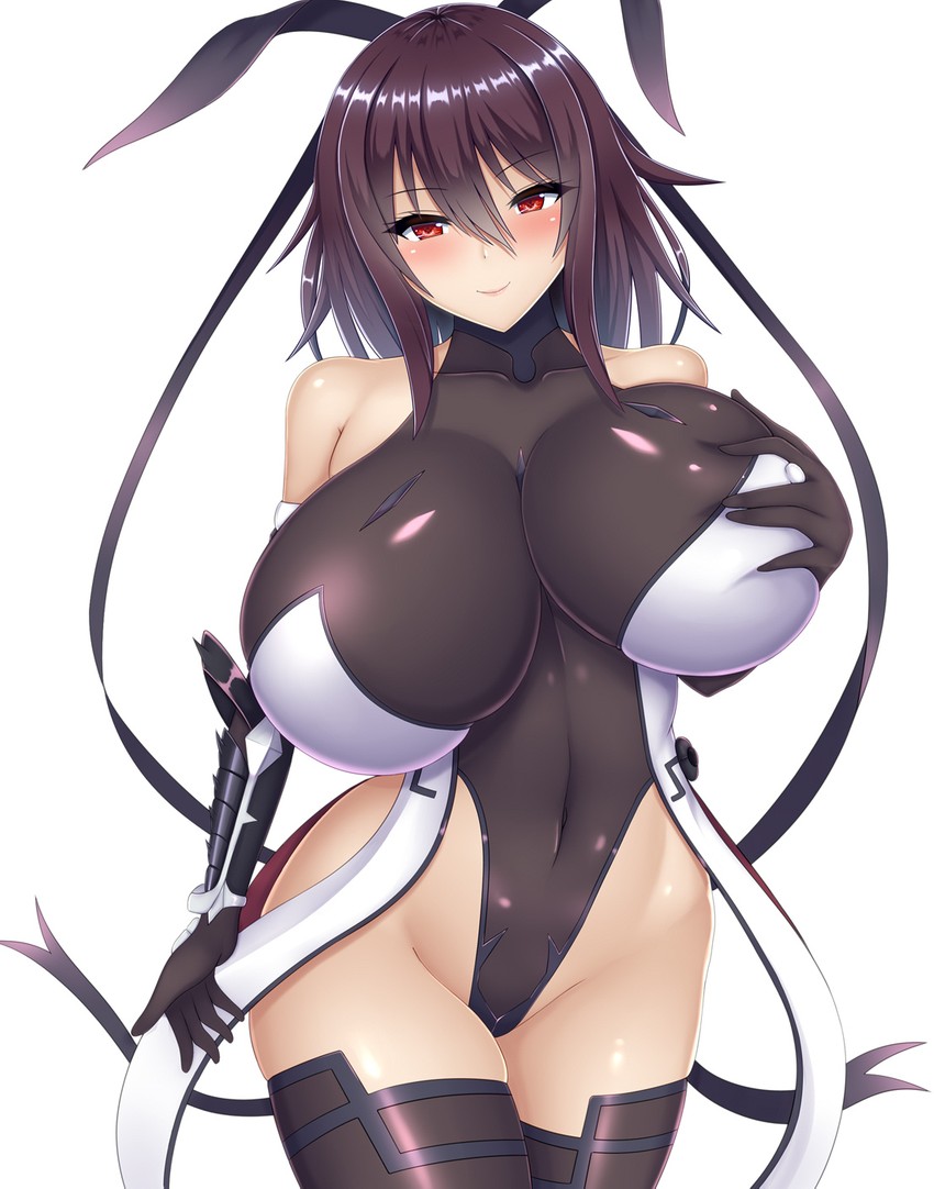 mizuki shiranui (taimanin and 2 more) drawn by rough_(riferio)
