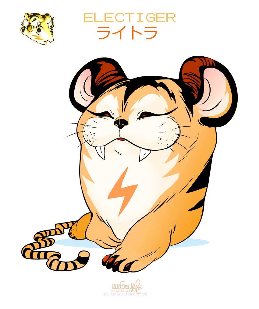 raitora (pokemon and 1 more) drawn by louminosus