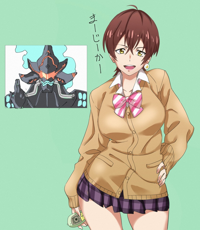 alexis kerib, midori, takarada orie, over justice, shintani mayumi, and 1 more (gridman universe and 3 more) drawn by himuro_yukichiko