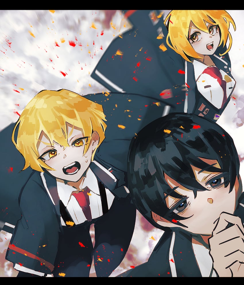 don quixote, sinclair, and yi sang (project moon and 1 more) drawn by nakame77