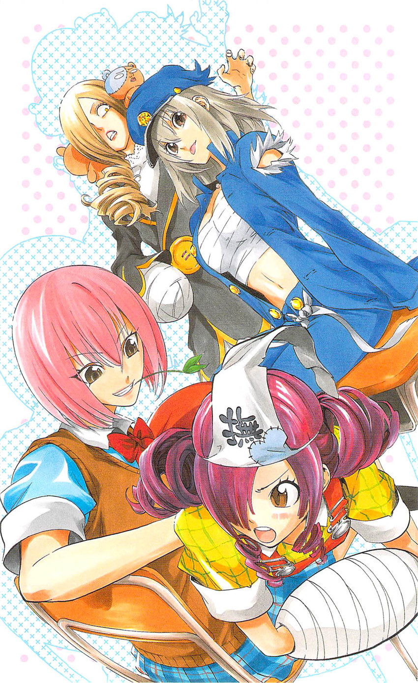 momiji, sakura ichiko, kumagai, rindou ranmaru, and adenokouji nadeshiko (binbougami ga!) drawn by sukeno_yoshiaki