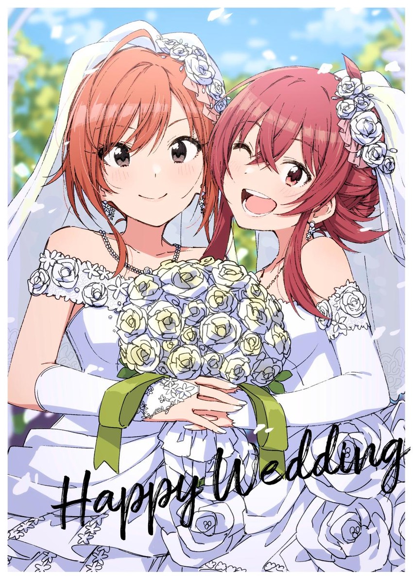 komiya kaho and arisugawa natsuha (idolmaster and 1 more) drawn by nagami_tami