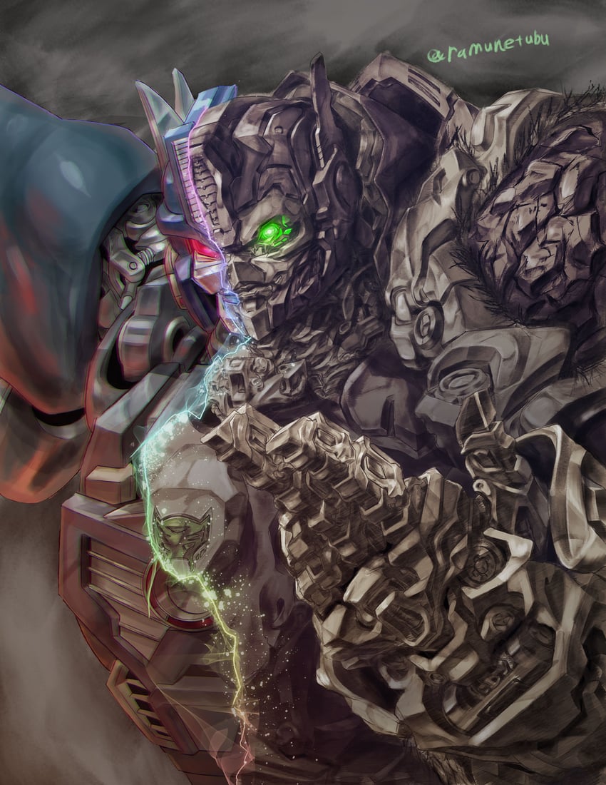 optimus primal (transformers and 3 more) drawn by uungunover