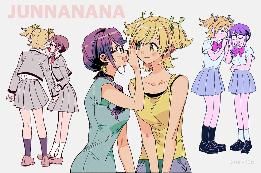 daiba nana and hoshimi junna (shoujo kageki revue starlight) drawn by asa_(asa_410st)