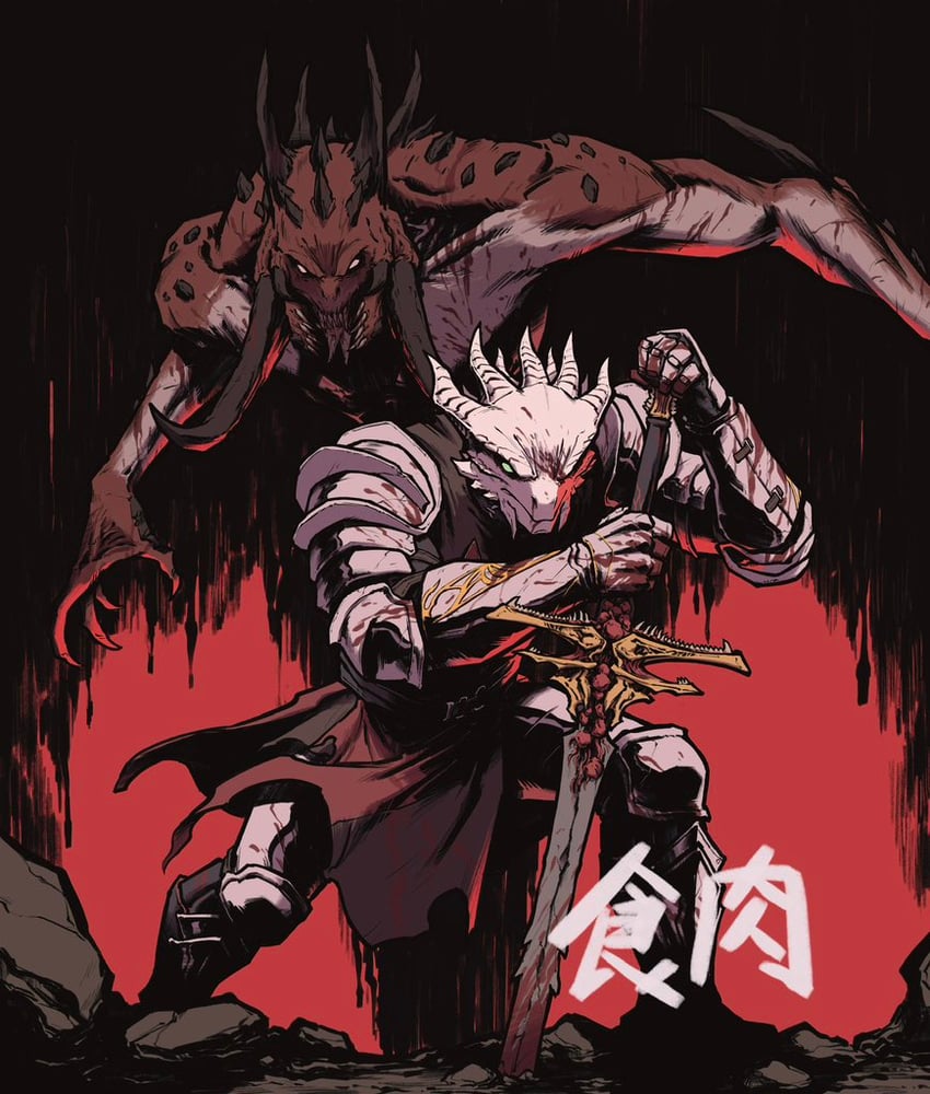 the dark urge and slayer (dungeons & dragons and 2 more) drawn by meatconsumer137