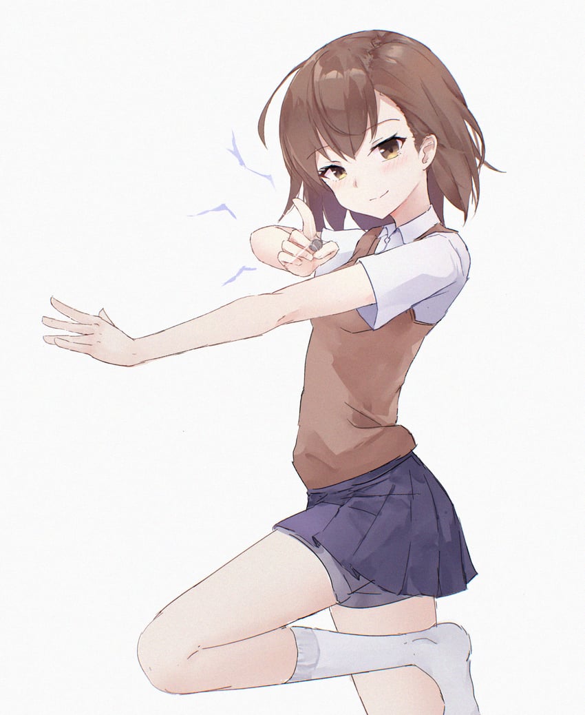 misaka mikoto (toaru majutsu no index and 1 more) drawn by danraz0r