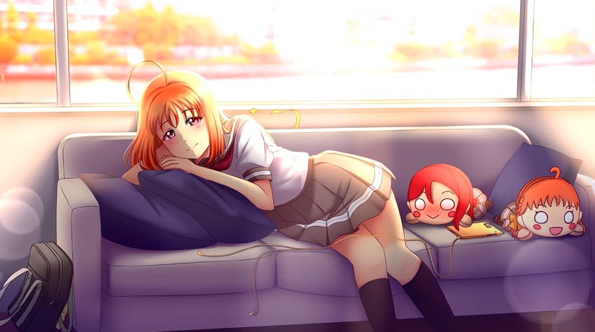 sakurauchi riko and takami chika (love live! and 1 more) drawn by ska.harumi