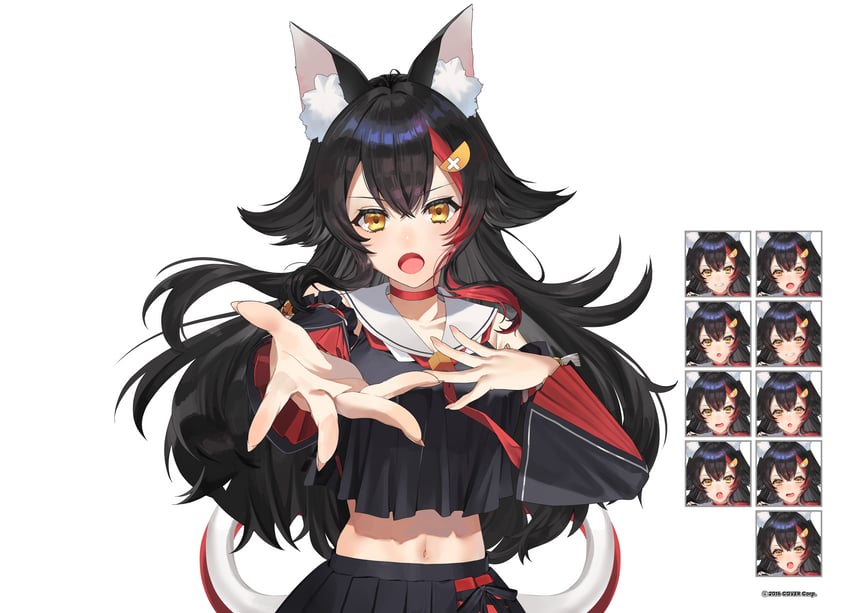 ookami mio (hololive) drawn by sinomi