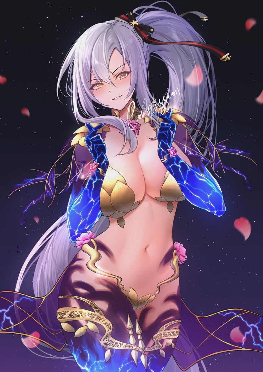 kama and drake (fate and 2 more) drawn by shizuko_hideyoshi