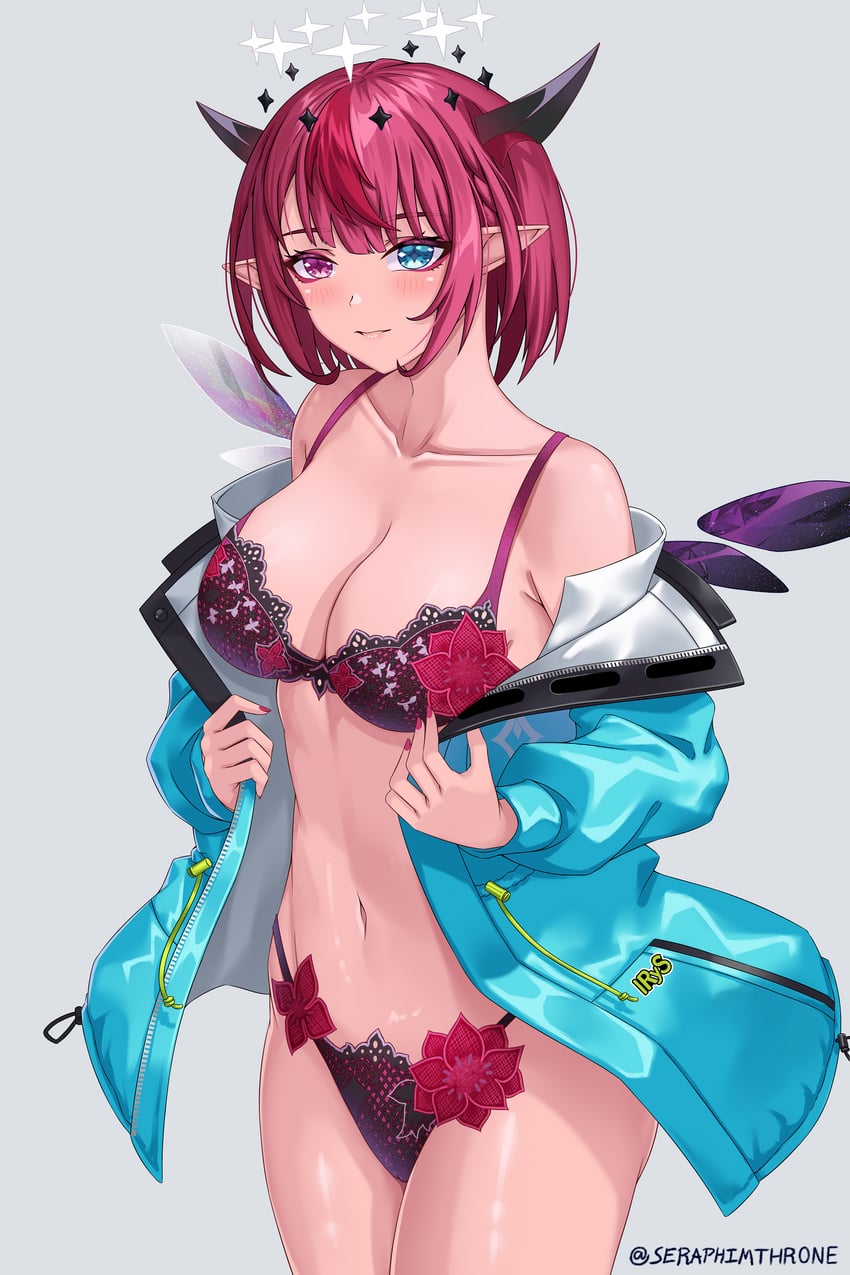 irys (hololive and 1 more) drawn by seraphim_throne