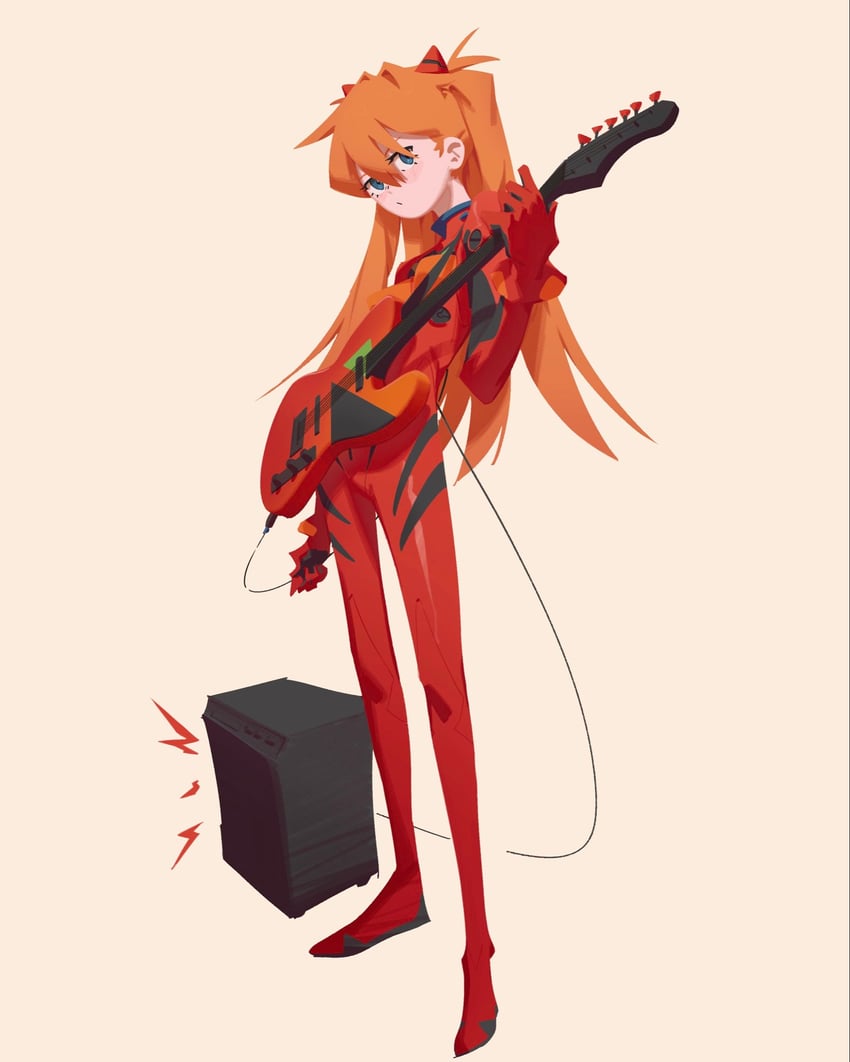 souryuu asuka langley (neon genesis evangelion) drawn by felix_thirasat