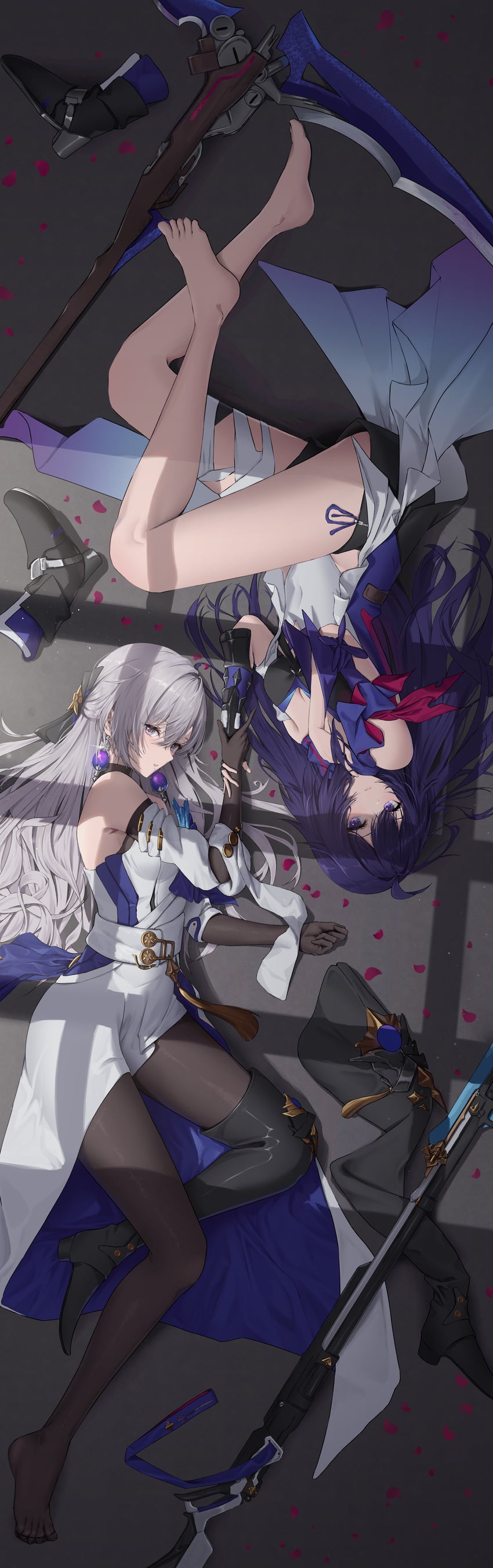 bronya rand and seele (honkai and 1 more) drawn by sasa_(sasa_ekakiman)
