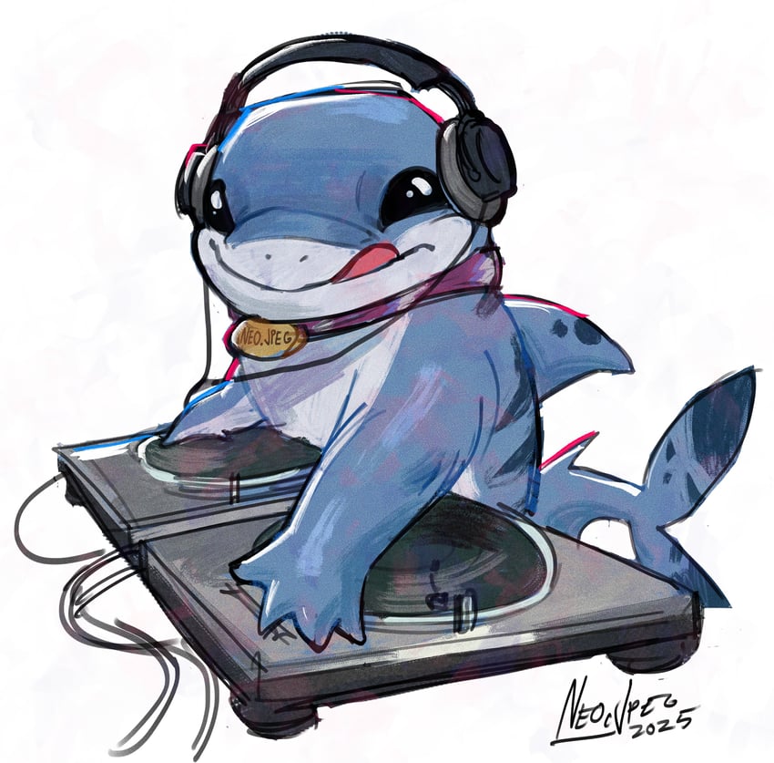 jeff the land shark (marvel and 1 more) drawn by neo_jpeg