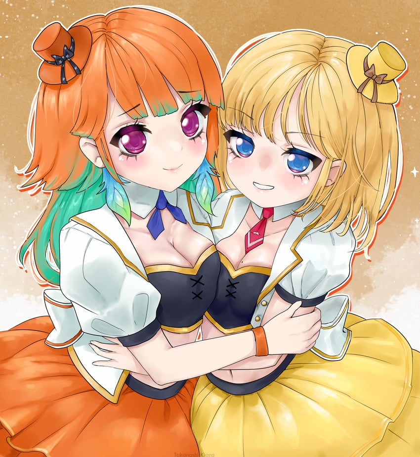 takanashi kiara and watson amelia (hololive and 1 more) drawn by takanashi_kiara_(artist)