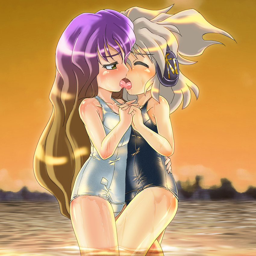 hijiri byakuren and toyosatomimi no miko (touhou) drawn by winn