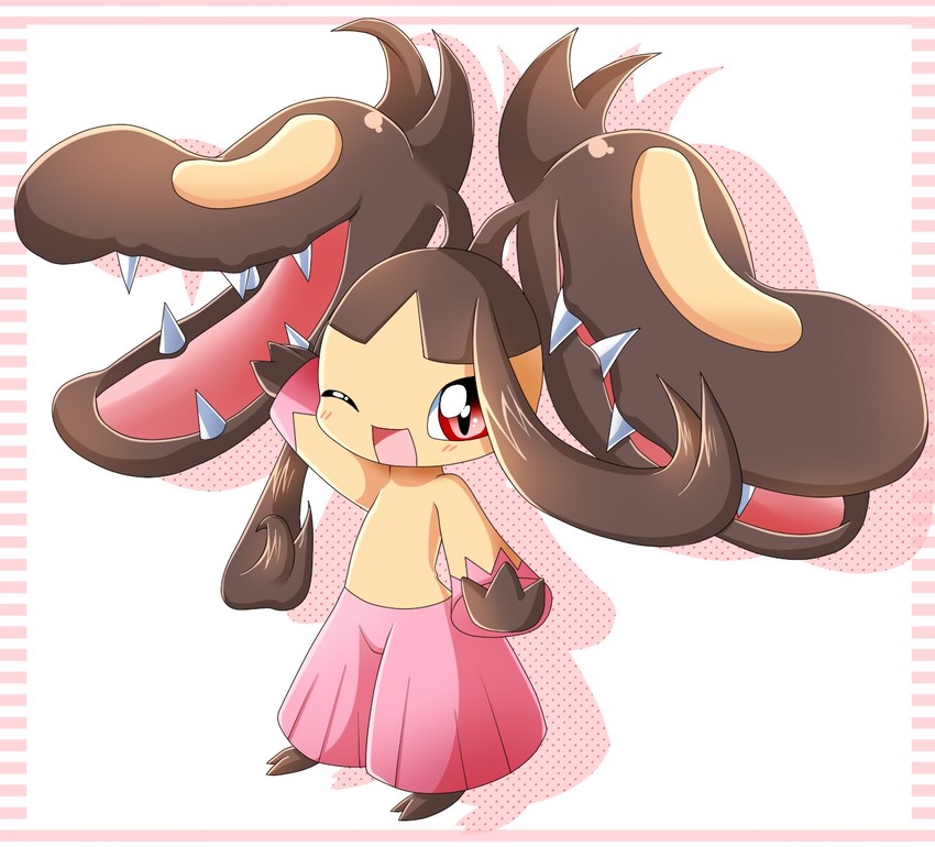 mawile and mega mawile (pokemon and 1 more) drawn by volovolovolo