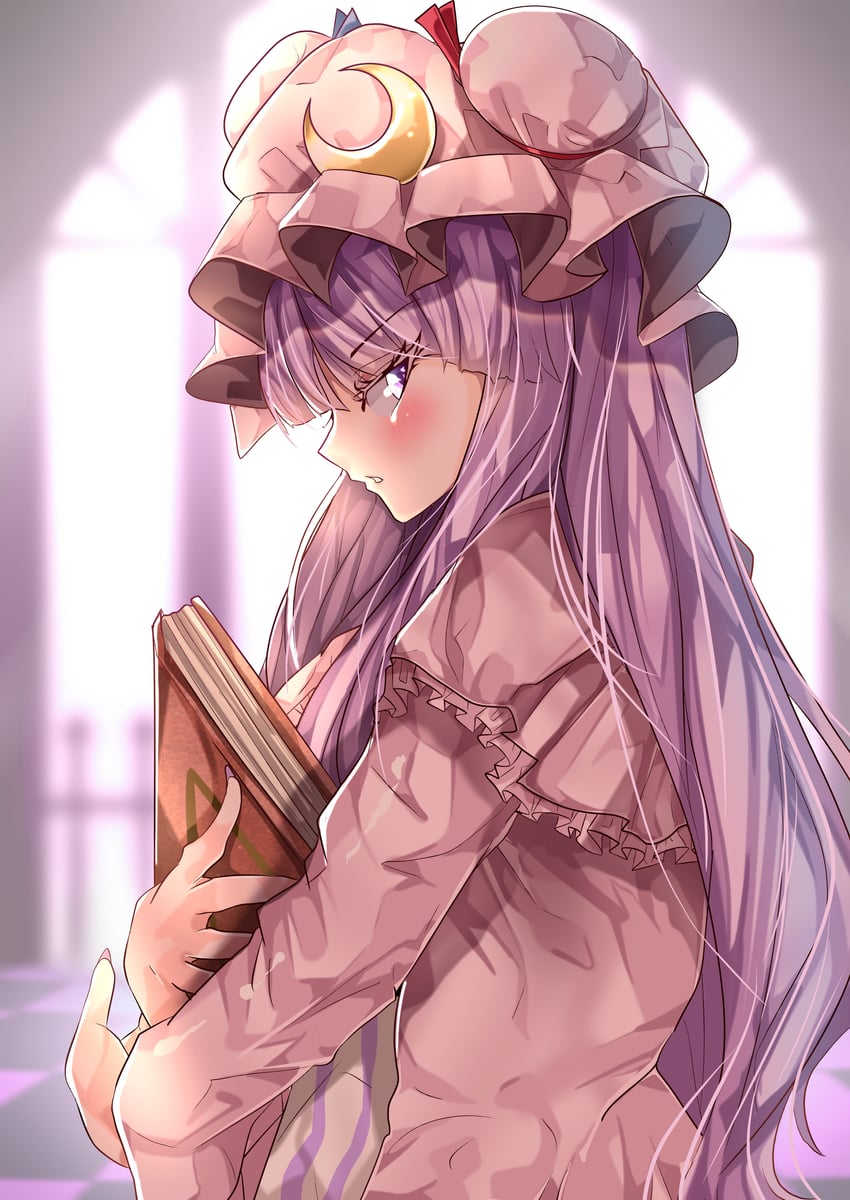 patchouli knowledge (touhou) drawn by mahoro_(minase_mahoro)