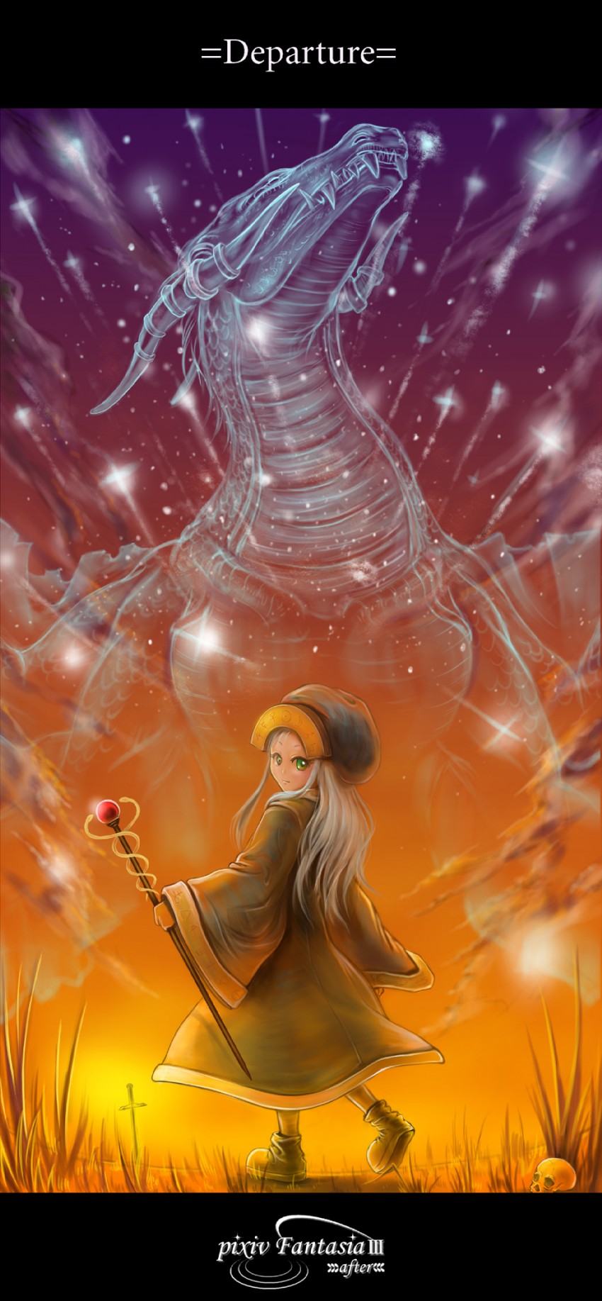 pixiv fantasia and 1 more drawn by sai-go