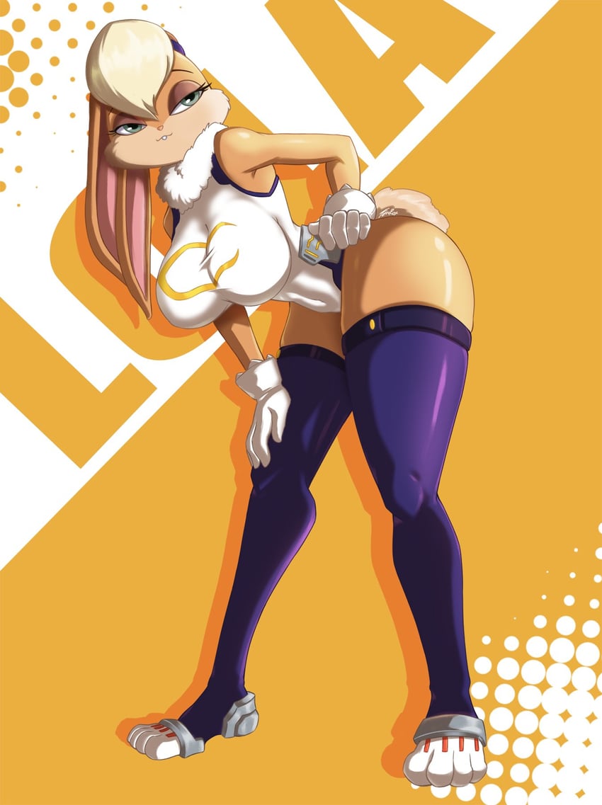 mirko and lola bunny (boku no hero academia and 1 more) drawn by fenrox
