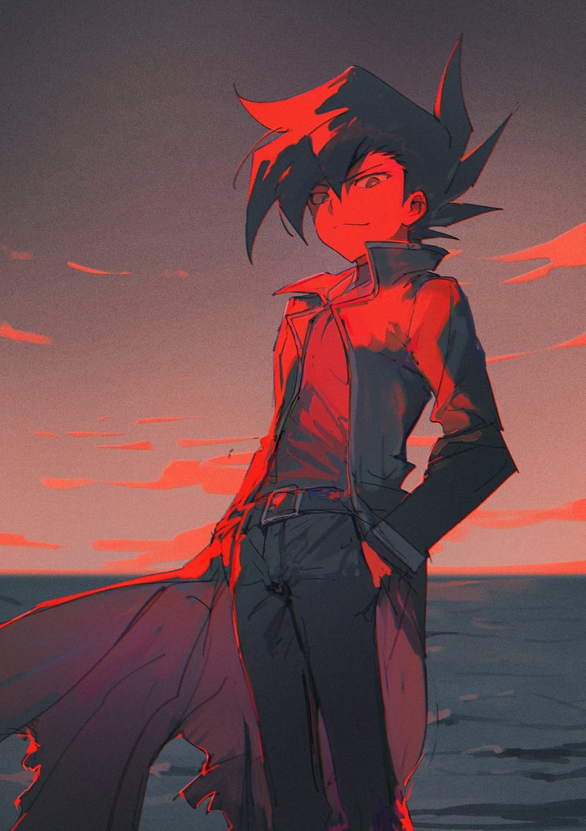 manjoume jun (yu-gi-oh! and 1 more) drawn by aoki_(fumomo)