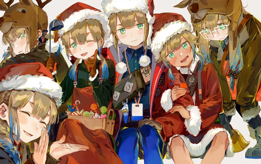 nemo, captain nemo, marine nemo, professor nemo, nurse nemo, and 2 more (fate and 1 more) drawn by kuzen