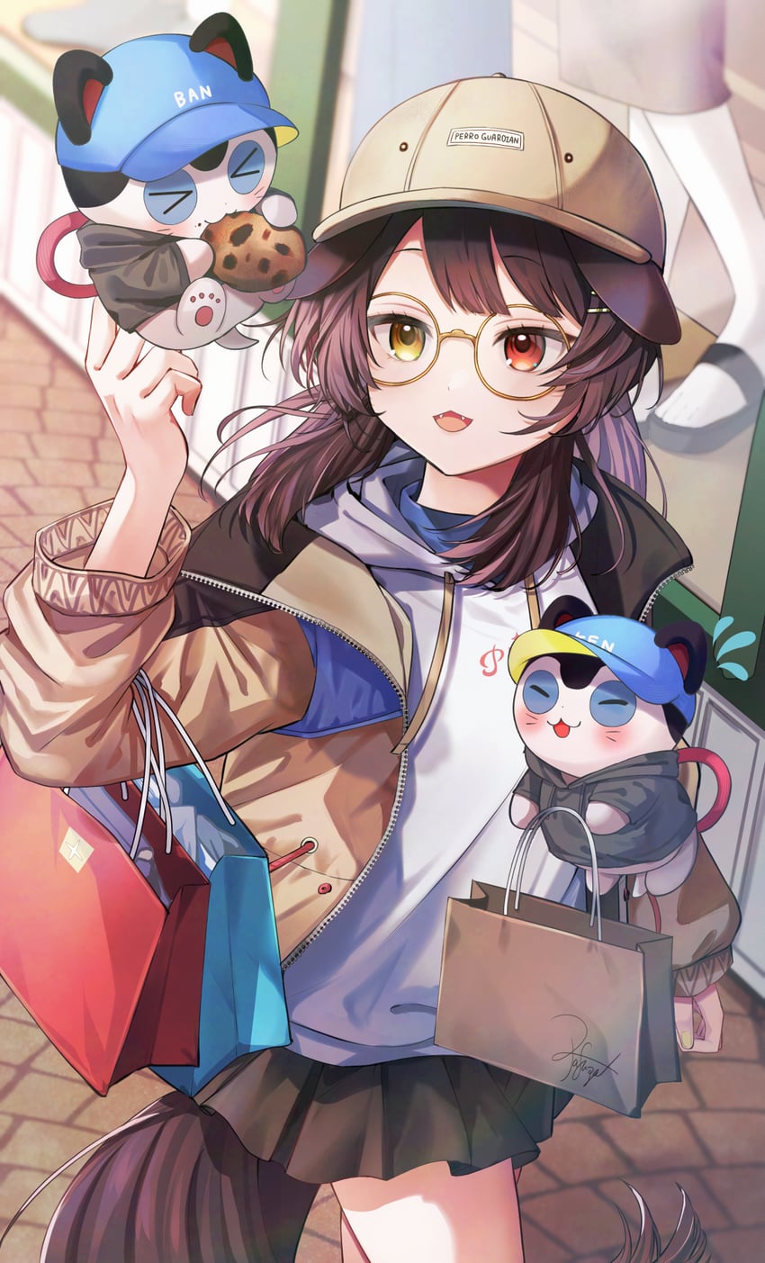 inui toko and banken (nijisanji) drawn by no_1pafu