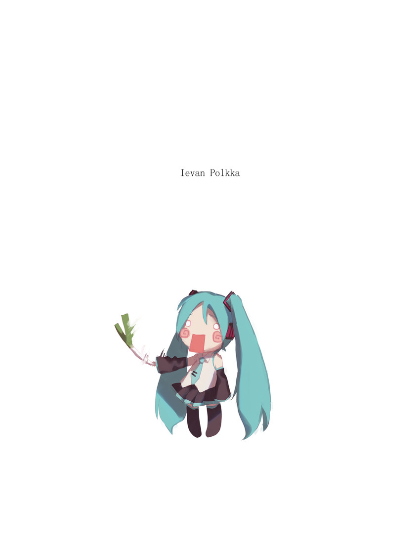 hatsune miku and hachune miku (vocaloid and 1 more) drawn by spencer_sais