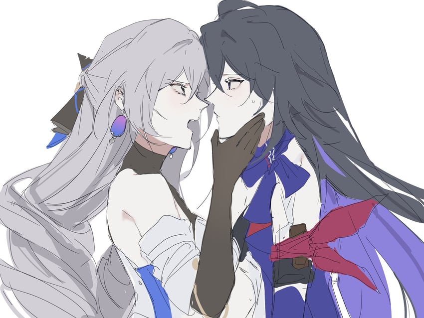 bronya rand and seele (honkai and 1 more) drawn by oldsprout1108