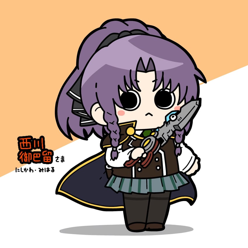 nishikawa miharu (assault lily) drawn by konpeitoull_(c12h22o11_tr_6)
