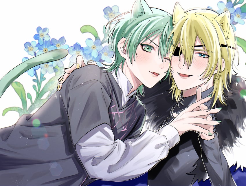 dimitri alexandre blaiddyd and male byleth (fire emblem and 1 more) drawn by tani11a