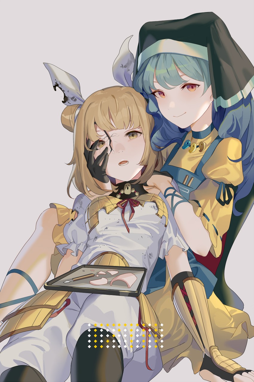 haniyasushin keiki and joutouguu mayumi (touhou) drawn by reeh_(yukuri130)