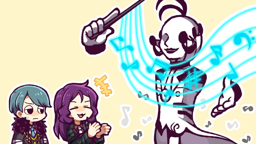 nugget, employee, and the silent orchestra (project moon and 1 more) drawn by hatake_shimeji
