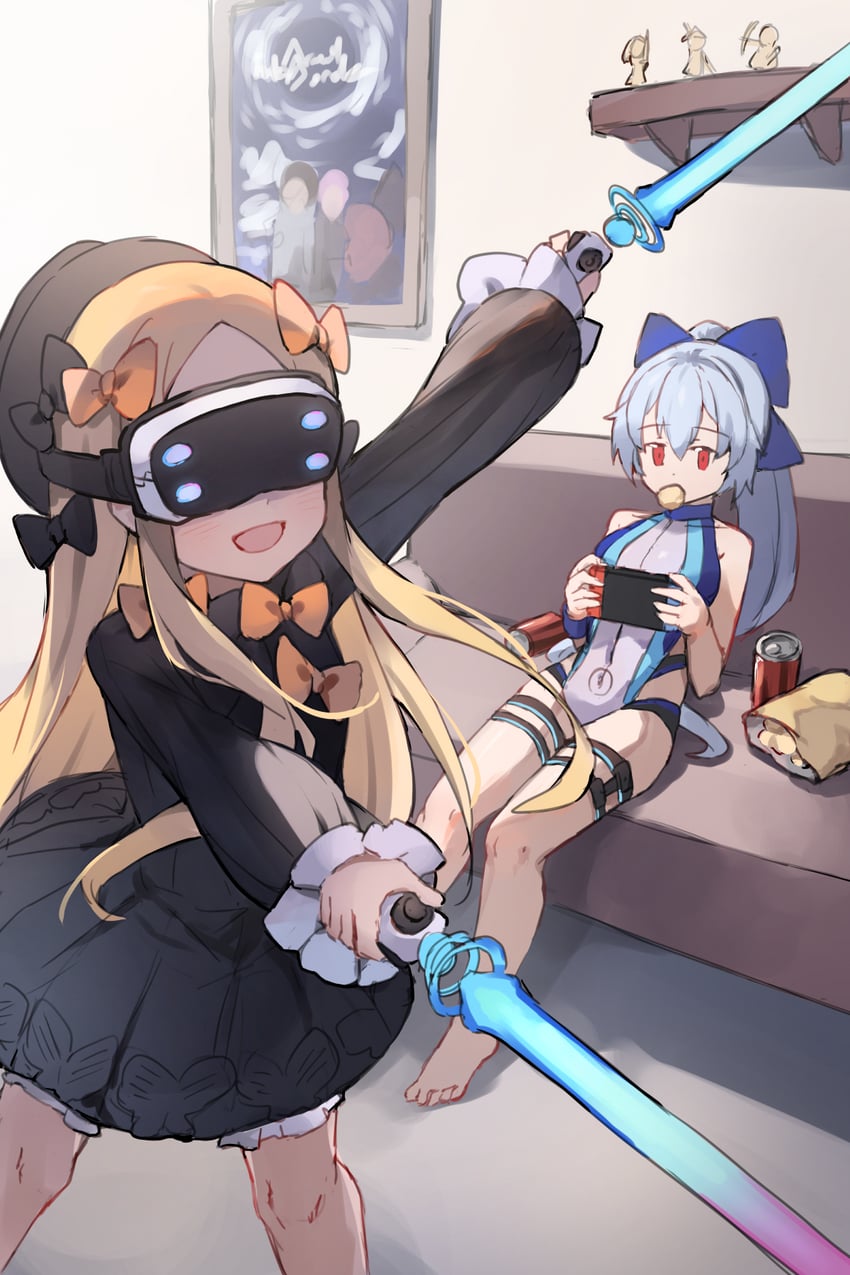 abigail williams and tomoe gozen (fate and 1 more) drawn by miya_(miyaruta)