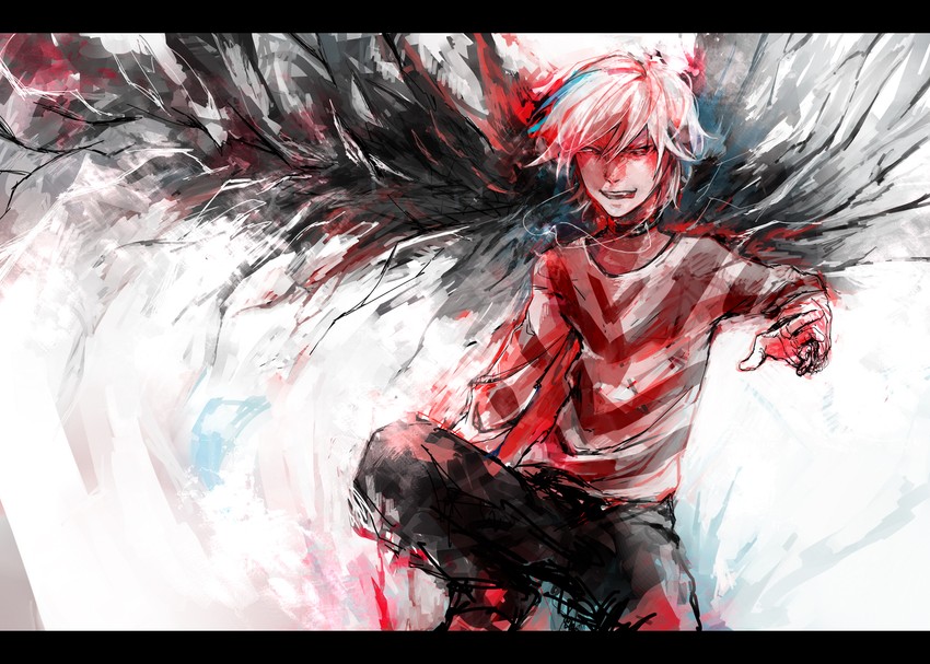accelerator (toaru majutsu no index and 1 more) drawn by ro53