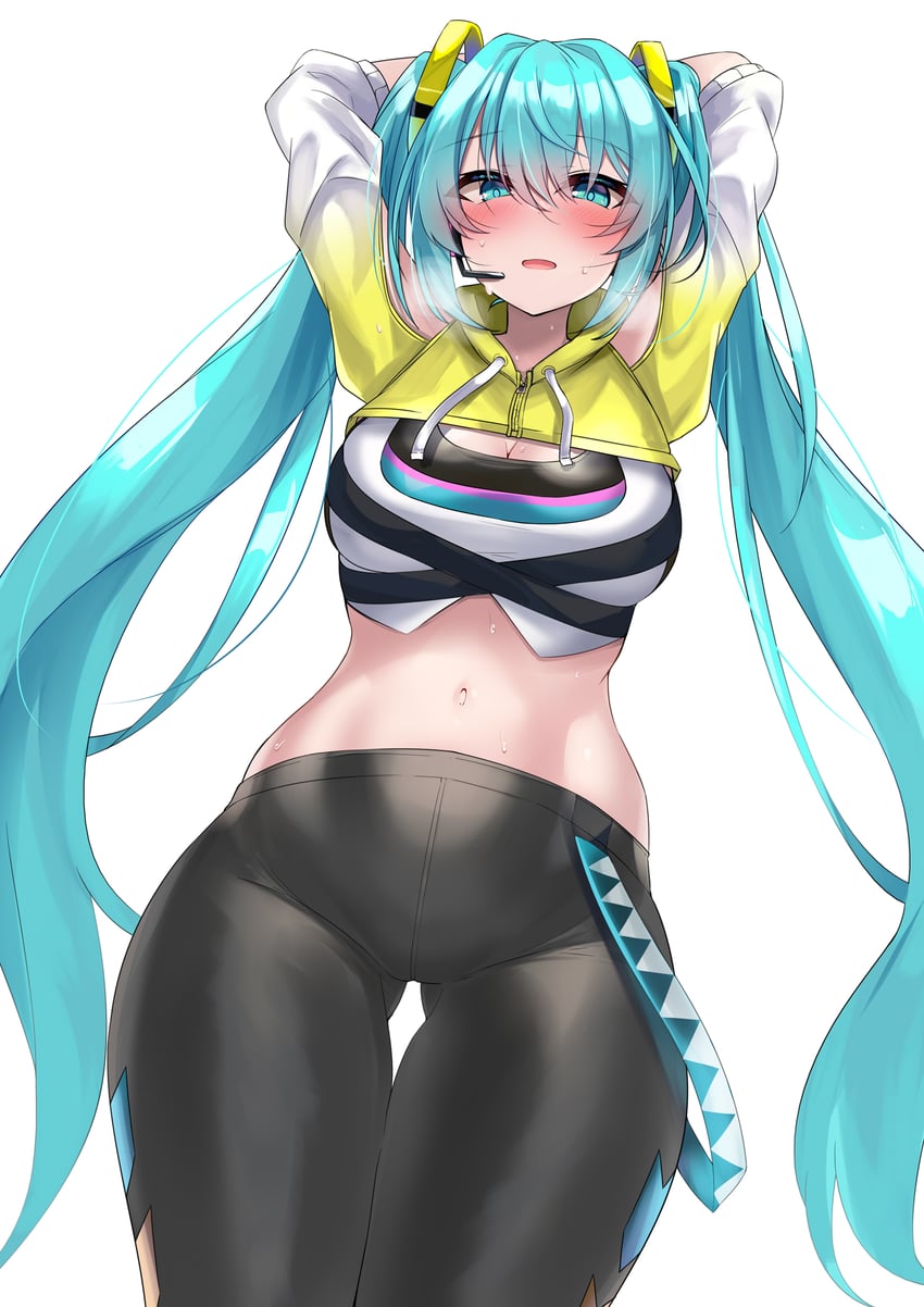 hatsune miku (vocaloid and 2 more) drawn by kutan