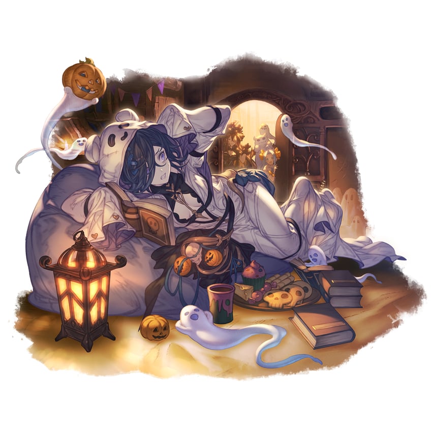 lyria, rosetta, and lich (granblue fantasy) drawn by minaba_hideo