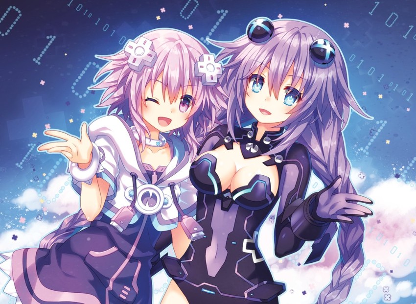 neptune and purple heart (neptune and 1 more) drawn by narinn