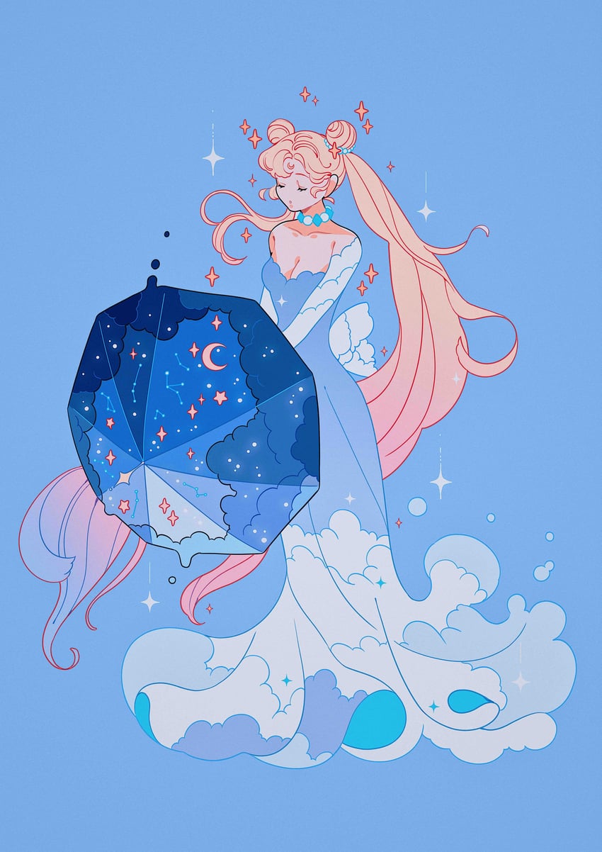 tsukino usagi (bishoujo senshi sailor moon) drawn by meyoco