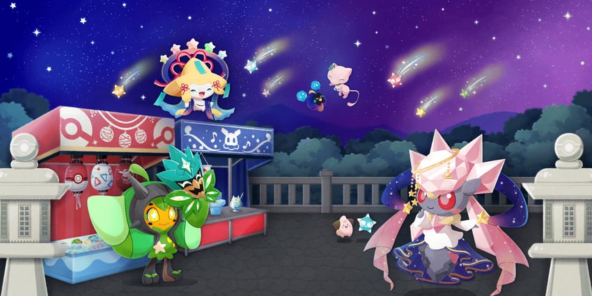 jirachi, cosmog, ogerpon, cleffa, minior, and 2 more (pokemon and 1 more)