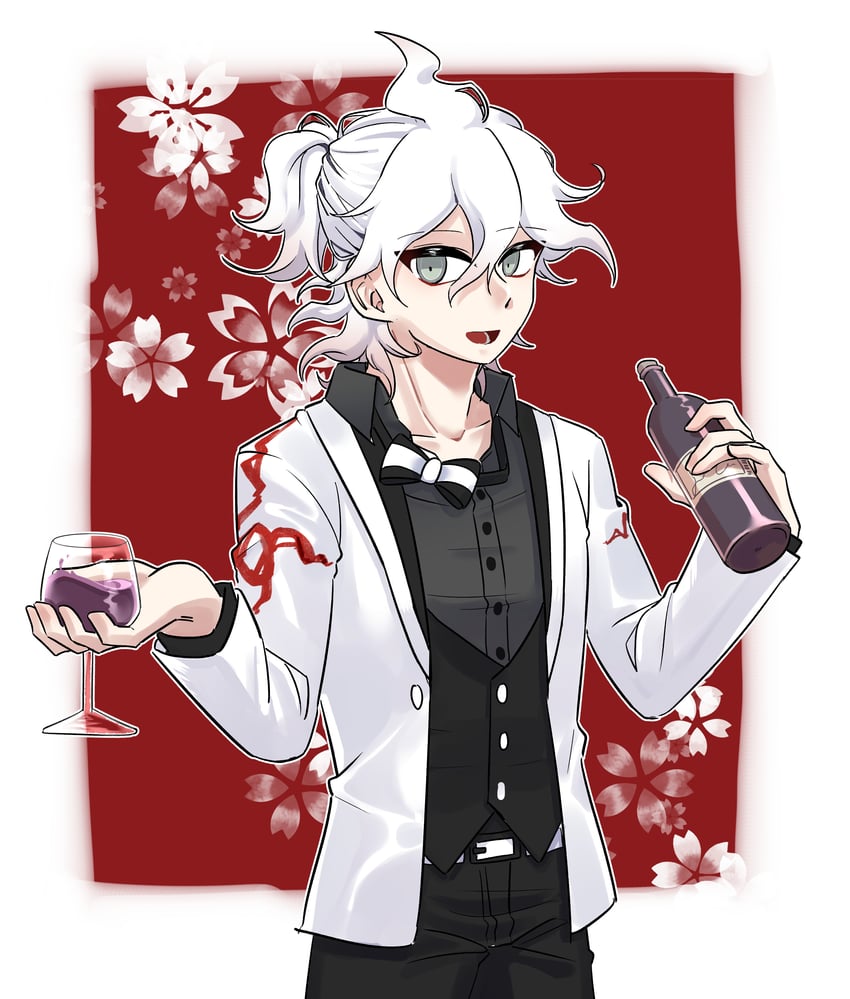 komaeda nagito (danganronpa and 1 more) drawn by seumol_sx