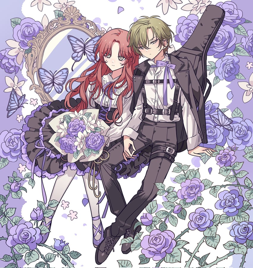 ohgi (original and 1 more) drawn by meremero