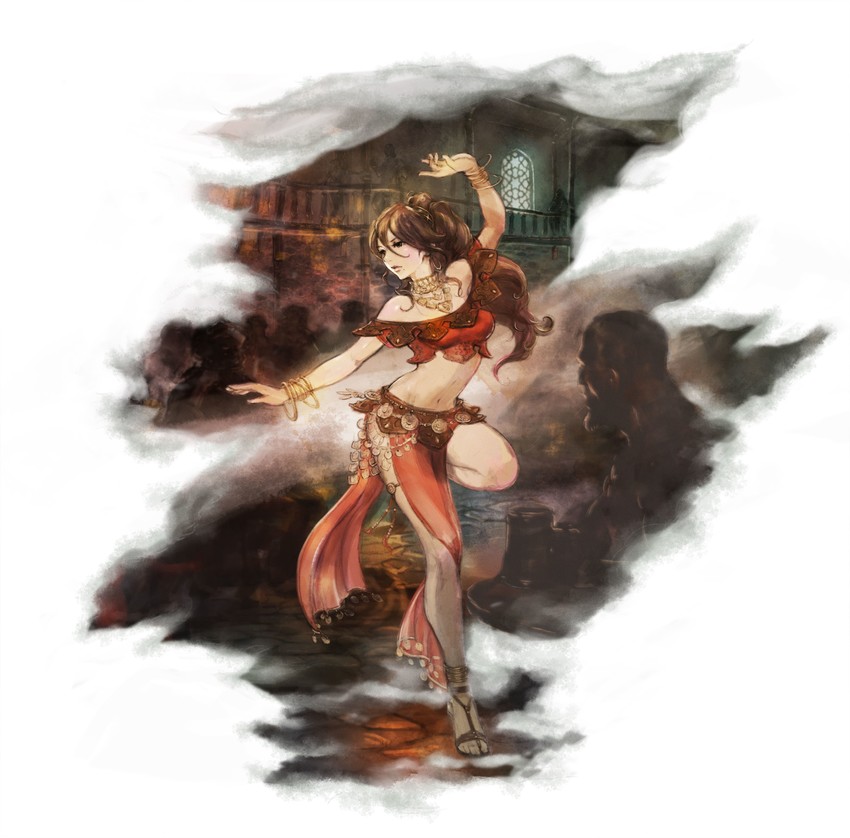 primrose azelhart (octopath traveler and 2 more) drawn by ikusy