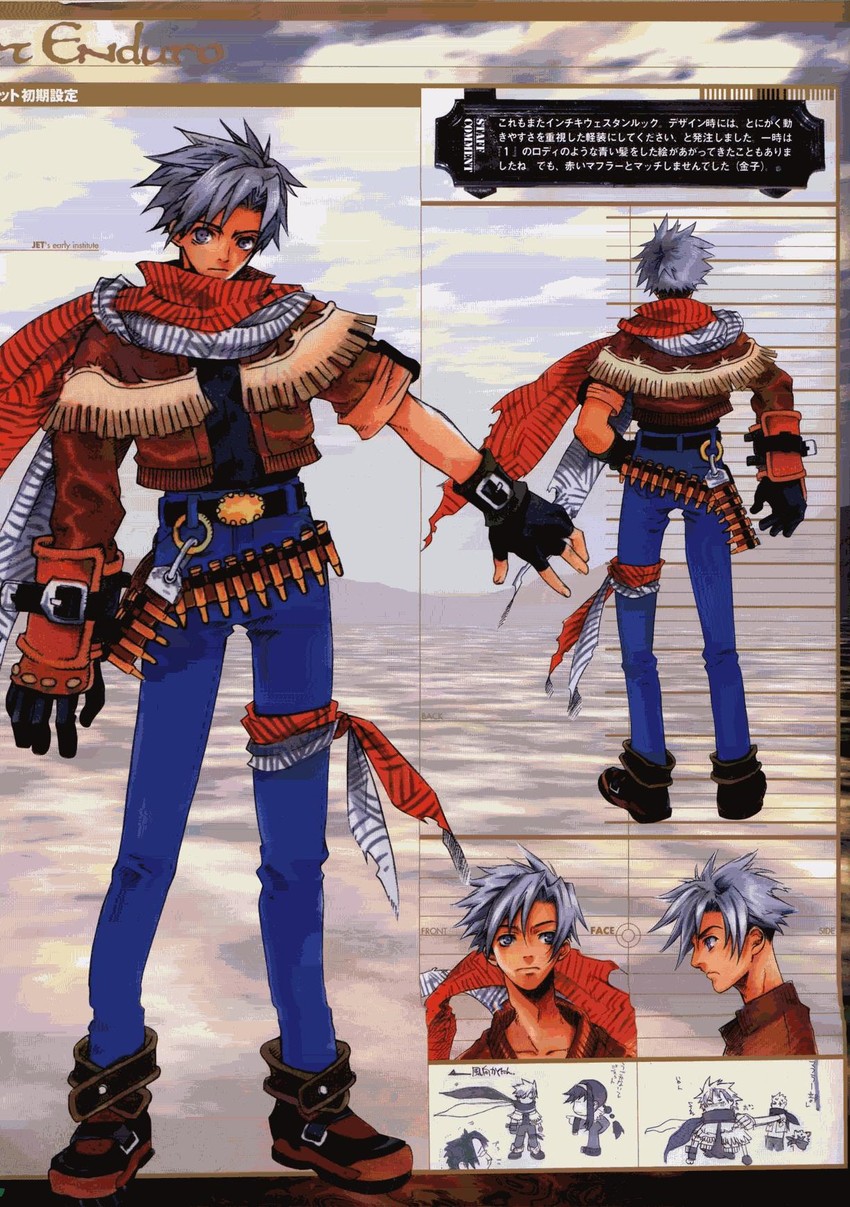 jet enduro (wild arms and 1 more) drawn by ooba_wakako