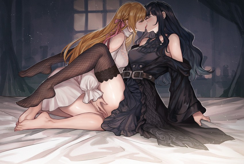 ryne waters and gaia (final fantasy and 1 more) drawn by kacyu